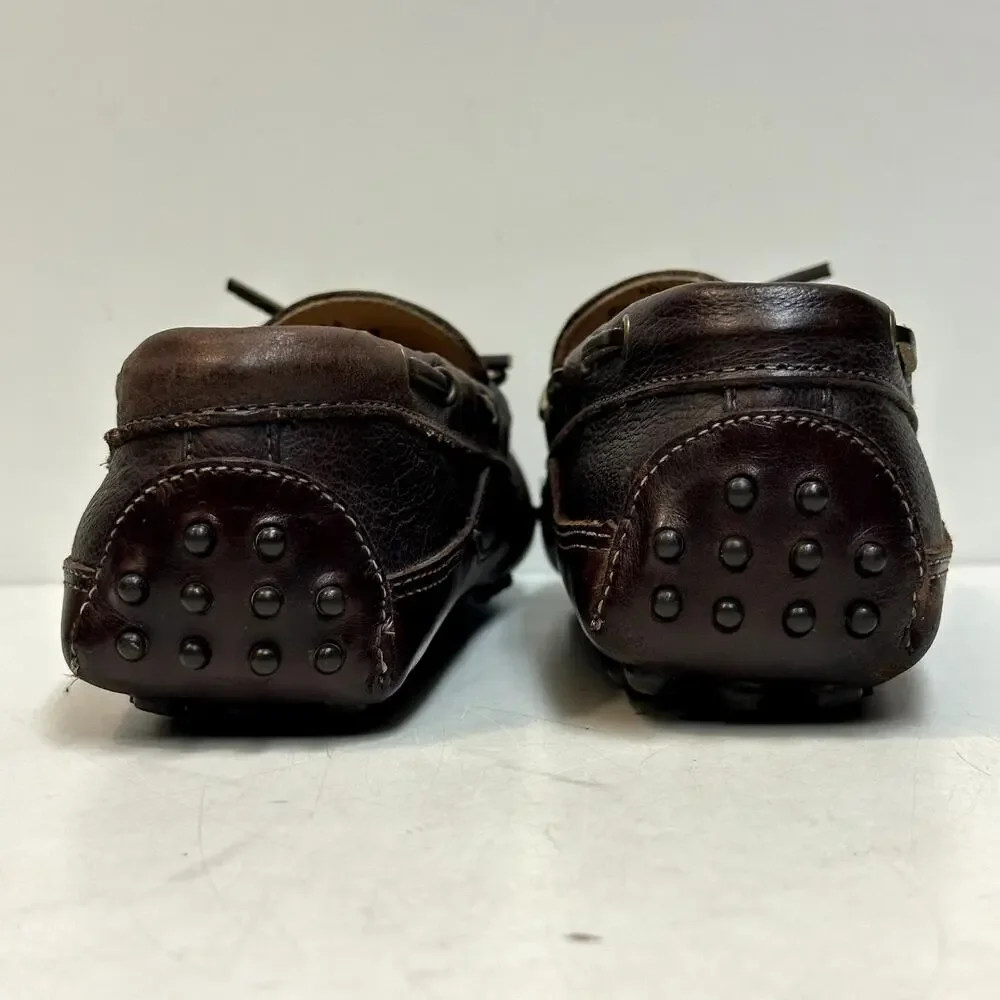 VERY GOOD Rancourt & Co. x Cole Haan Brown Driver Moccasin Maine USA 9.5 D